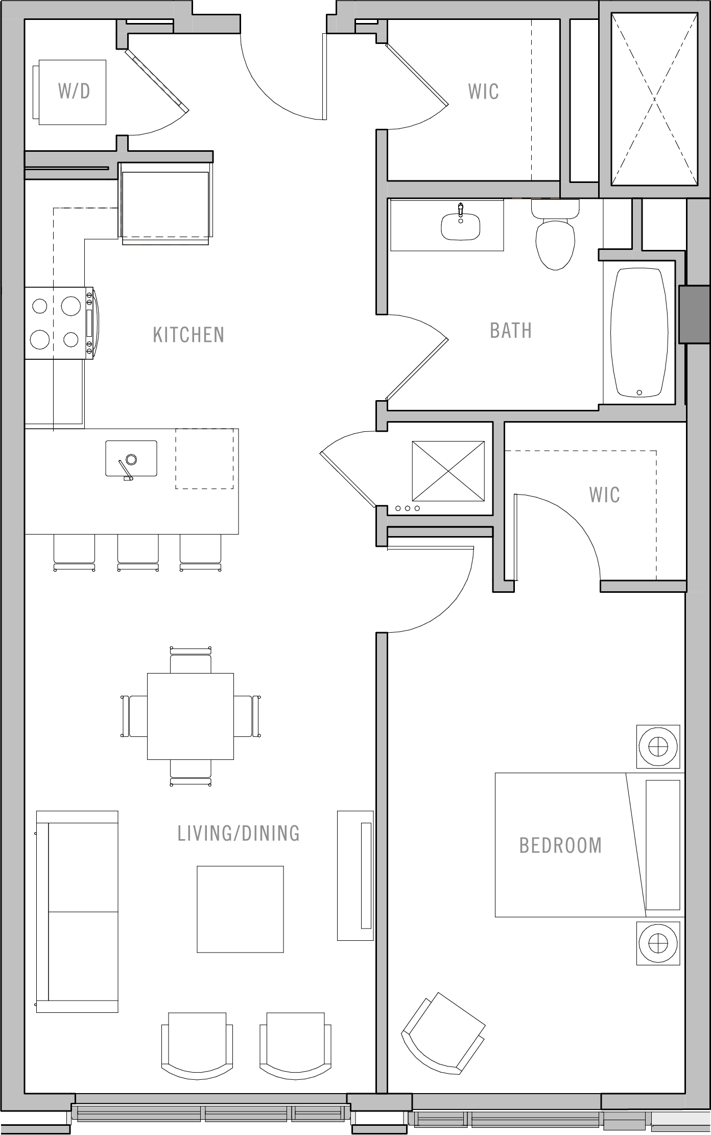 Floor Plan Image of Apartment Apt 1907